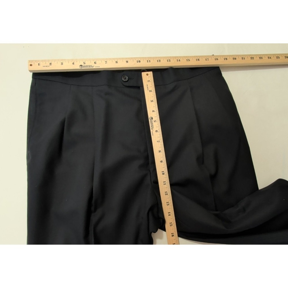 Hickey Freeman 2 Piece Tuxedo Mens 44L Black Wool 36x32 Formal Wedding Event - Picture 12 of 13